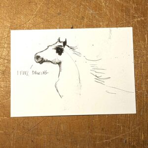 Dancing Horse - Postcard